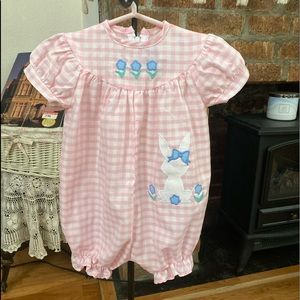 Vintage Melissa Jackson Infant Girls Romper size 6 months